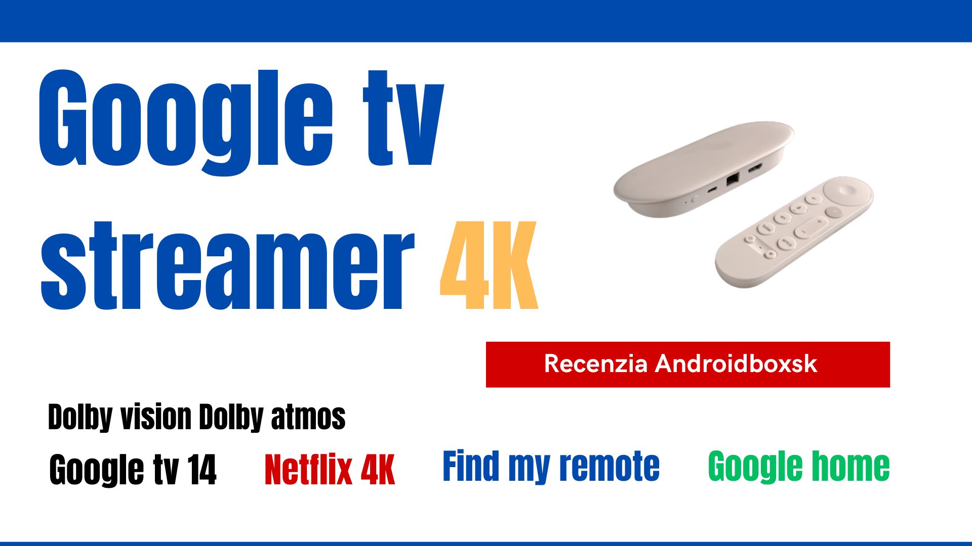 Google tv streamer 4k